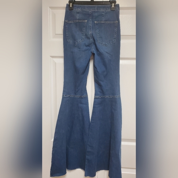 Free People We The Free Just Float On Jeans/Jericho Blue - Picture 6 of 14